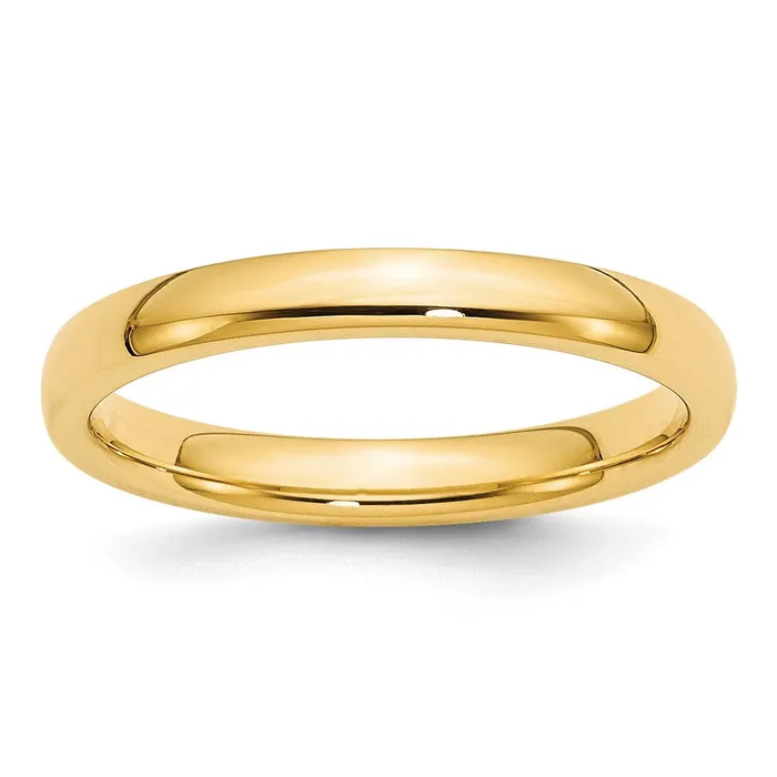 Goldia Rings Solid 14K Yellow Gold 3mm Comfort Fit MensWomens Wedding Band Ring Size 45 Goldia Rings Solid 14K Yellow Gold 3mm Comfort Fit MensWomens Wedding Band Ring Size 45