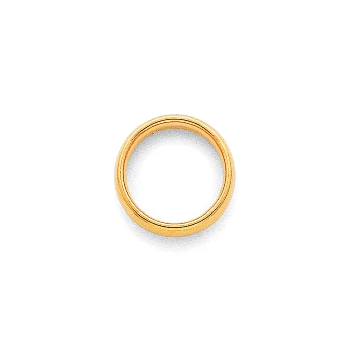 Goldia Rings Solid 14K Yellow Gold 3mm Comfort Fit MensWomens Wedding Band Ring Size 45 Goldia Rings Solid 14K Yellow Gold 3mm Comfort Fit MensWomens Wedding Band Ring Size 45