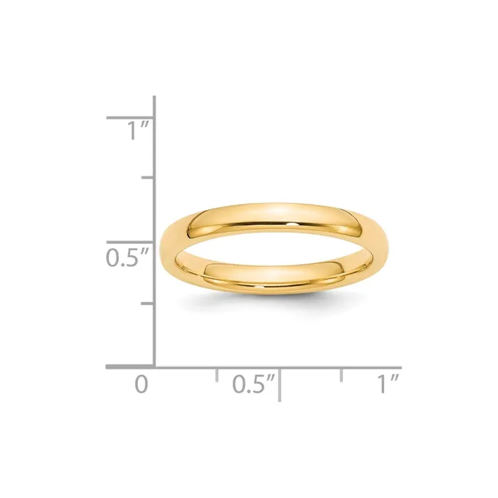 Goldia Rings Solid 14K Yellow Gold 3mm Comfort Fit MensWomens Wedding Band Ring Size 45 Goldia Rings Solid 14K Yellow Gold 3mm Comfort Fit MensWomens Wedding Band Ring Size 45