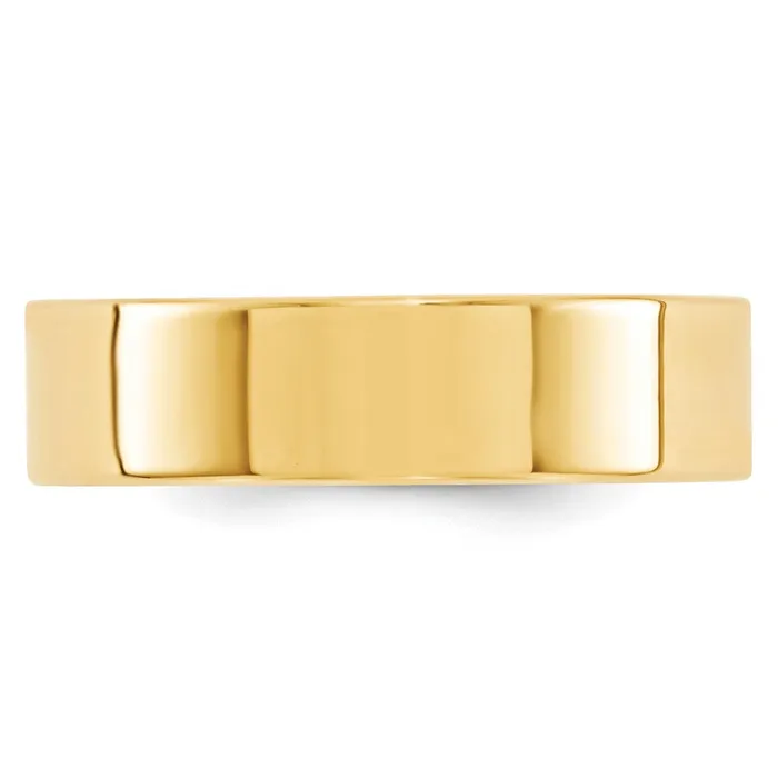 Goldia Rings Solid 14K Yellow Gold 6mm Standard Flat Comfort Fit MensWomens Wedding Band Ring Size 45 Goldia Rings Solid 14K Yellow Gold 6mm Standard Flat Comfort Fit MensWomens Wedding Band Ring Size 45