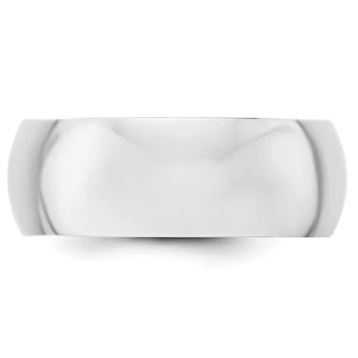 Goldia Rings Solid 14K Yellow Gold White Gold 8mm HalfRound MensWomens Wedding Band Ring Size 115 Goldia Rings Solid 14K Yellow Gold White Gold 8mm HalfRound MensWomens Wedding Band Ring Size 115