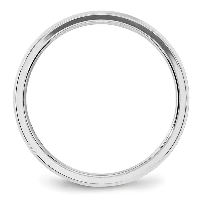 Goldia Rings Solid 18K White Gold 4mm Bevel Edge Comfort Fit MensWomens Wedding Band Ring Size 13 Goldia Rings Solid 18K White Gold 4mm Bevel Edge Comfort Fit MensWomens Wedding Band Ring Size 13