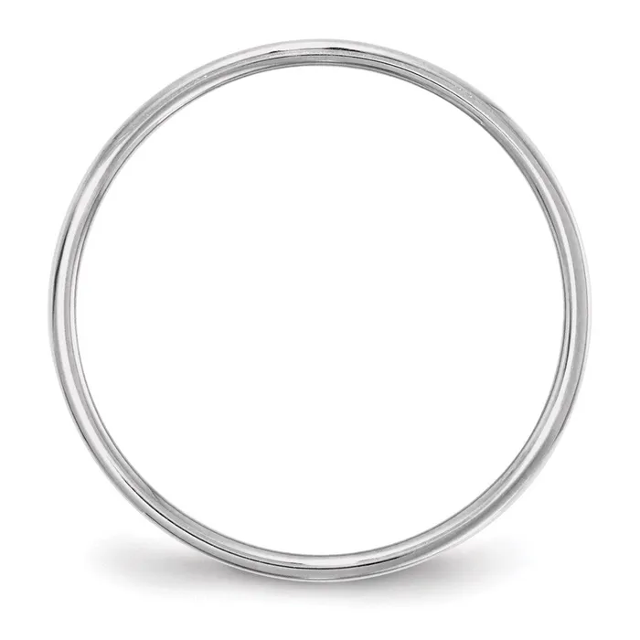Goldia Rings Solid 18K White Gold 5mm Light Weight Flat MensWomens Wedding Band Ring Size 6 Goldia Rings Solid 18K White Gold 5mm Light Weight Flat MensWomens Wedding Band Ring Size 6