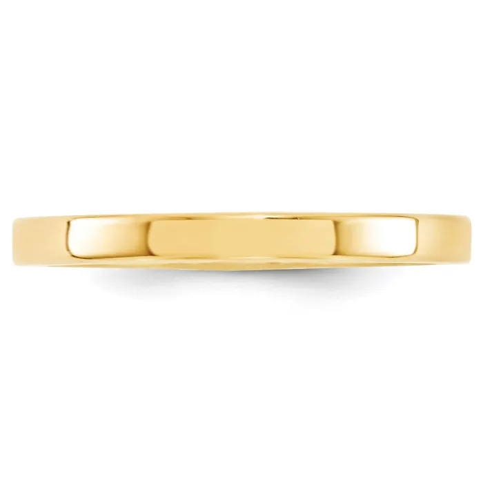 Goldia Rings Solid 18K Yellow Gold 25mm Standard Flat Comfort Fit MensWomens Wedding Band Ring Size 75 Goldia Rings Solid 18K Yellow Gold 25mm Standard Flat Comfort Fit MensWomens Wedding Band Ring Size 75