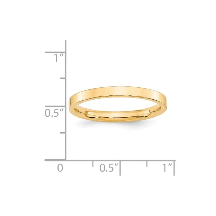 Goldia Rings Solid 18K Yellow Gold 25mm Standard Flat Comfort Fit MensWomens Wedding Band Ring Size 75 Goldia Rings Solid 18K Yellow Gold 25mm Standard Flat Comfort Fit MensWomens Wedding Band Ring Size 75