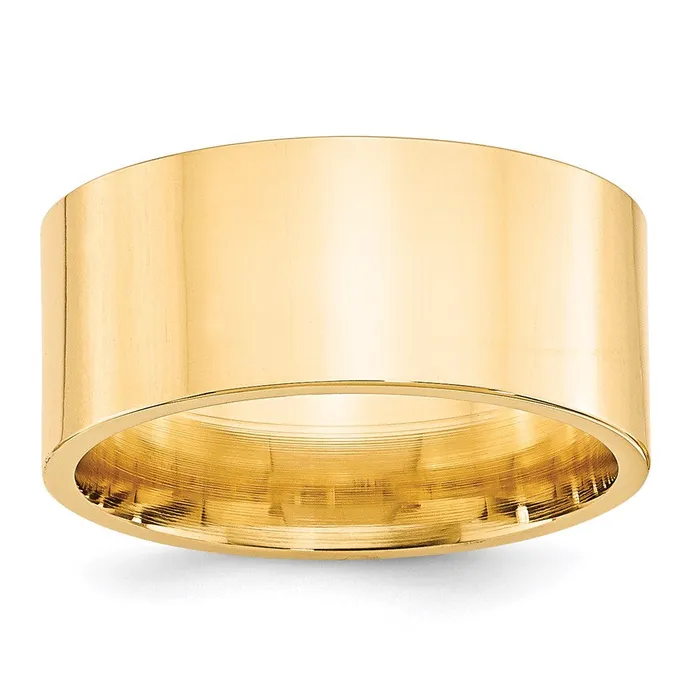 Goldia Solid 18K Yellow Gold 10mm Standard Flat Comfort Fit MensWomens Wedding Band Ring Size 135 Rings Goldia Solid 18K Yellow Gold 10mm Standard Flat Comfort Fit MensWomens Wedding Band Ring Size 135 Rings