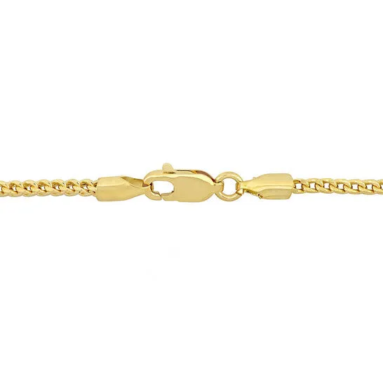 JMS always Bracelets Original AMOUR 23mm Franco Chain Bracelet In 10K Yellow Gold 9 In JMS always Bracelets Original AMOUR 23mm Franco Chain Bracelet In 10K Yellow Gold 9 In