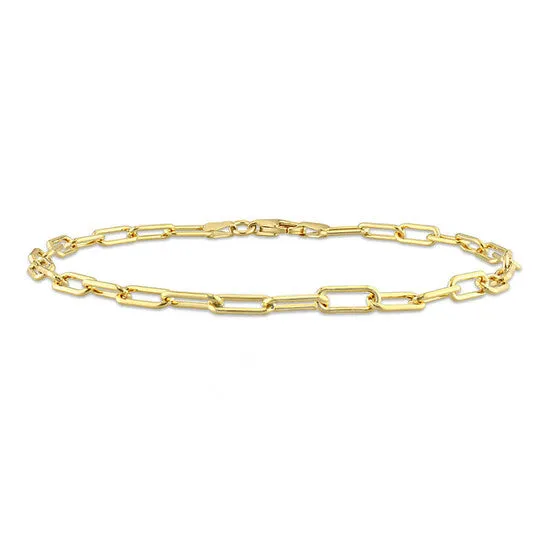 JMS always Bracelets Original AMOUR 35mm Oval Link bracelet In Yellow Plated Sterling Silver 9 In JMS always Bracelets Original AMOUR 35mm Oval Link bracelet In Yellow Plated Sterling Silver 9 In