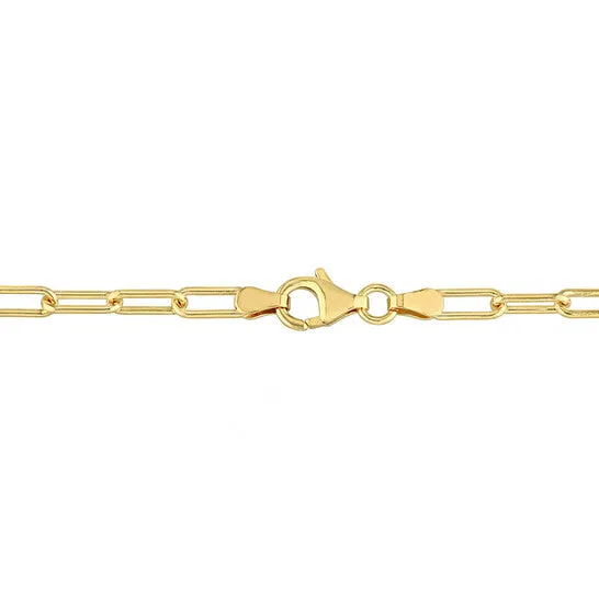 JMS always Bracelets Original AMOUR 35mm Oval Link bracelet In Yellow Plated Sterling Silver 9 In JMS always Bracelets Original AMOUR 35mm Oval Link bracelet In Yellow Plated Sterling Silver 9 In