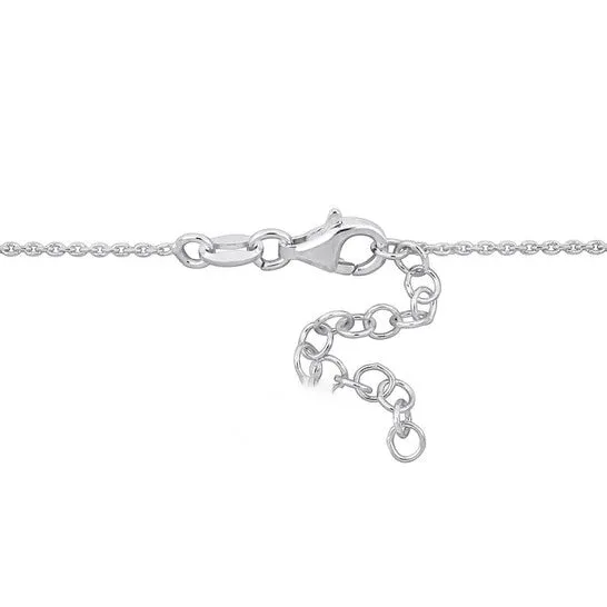 JMS always Bracelets Original Amour Double Heart Charm Chain Bracelet in Sterling Silver JMS always Bracelets Original Amour Double Heart Charm Chain Bracelet in Sterling Silver