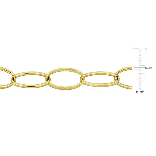 JMS always Bracelets Original Amour Oval Link Bracelet in 14k Yellow Gold 8 in JMS always Bracelets Original Amour Oval Link Bracelet in 14k Yellow Gold 8 in