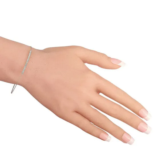 JMS always Bracelets Original LB Exclusive 18K White Gold 050 ct Diamond Bracelet JMS always Bracelets Original LB Exclusive 18K White Gold 050 ct Diamond Bracelet
