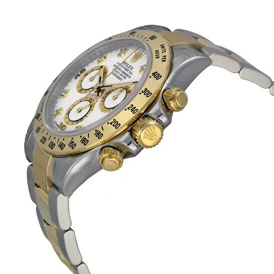 JMS always Bracelets Original Rolex Cosmograph Daytona White With 8 Diamonds Dial Stainless steel and 18K Yellow Gold Oyster Bracelet Automatic Mens Watch 116523WDO JMS always Bracelets Original Rolex Cosmograph Daytona White With 8 Diamonds Dial Stainless steel and 18K Yellow Gold Oyster Bracelet Automatic Mens Watch 116523WDO