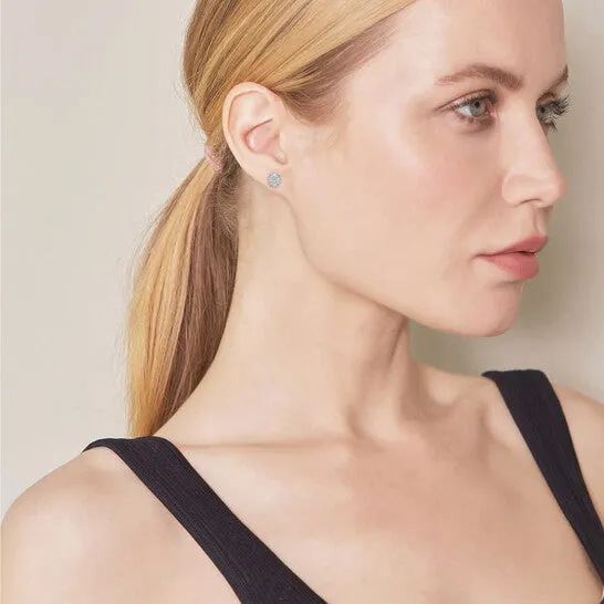 JMS always Earrings Original Diamond Muse 050 cttw 14KT White Gold Round Cut Diamond Oval Stud Earrings for Women JMS always Earrings Original Diamond Muse 050 cttw 14KT White Gold Round Cut Diamond Oval Stud Earrings for Women