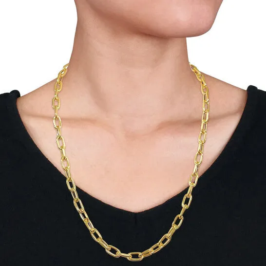 JMS always Necklaces Original AMOUR 65mm Oval Link Necklace In 14K Yellow Gold 22 In JMS always Necklaces Original AMOUR 65mm Oval Link Necklace In 14K Yellow Gold 22 In