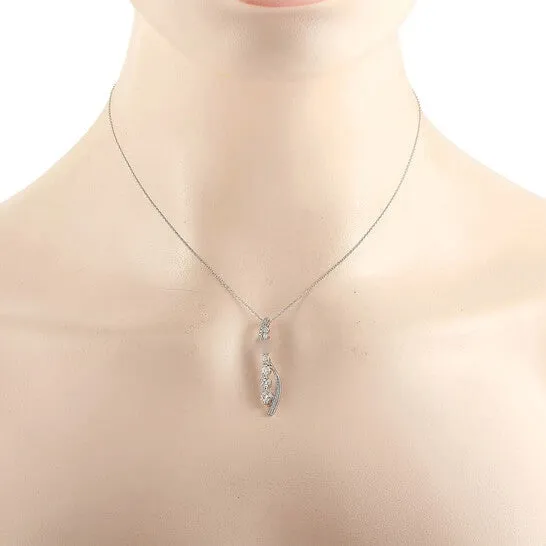 JMS always Necklaces Original LB Exclusive 14K White Gold 10ct Diamond Necklace JMS always Necklaces Original LB Exclusive 14K White Gold 10ct Diamond Necklace