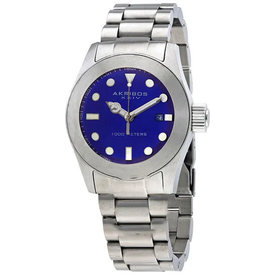 JMS always Original Akribos XXIV Blue Dial Stainless Steel Mens Watch AK730BU Bracelets JMS always Original Akribos XXIV Blue Dial Stainless Steel Mens Watch AK730BU Bracelets
