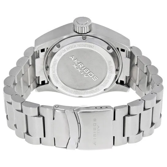 JMS always Original Akribos XXIV Blue Dial Stainless Steel Mens Watch AK730BU Bracelets JMS always Original Akribos XXIV Blue Dial Stainless Steel Mens Watch AK730BU Bracelets