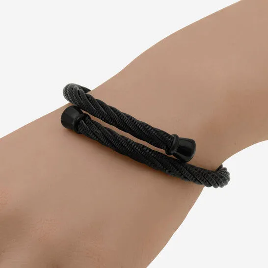 JMS always Original Alor Stainless Steel Cable Bangle Bracelet 04120002001 Bracelets JMS always Original Alor Stainless Steel Cable Bangle Bracelet 04120002001 Bracelets