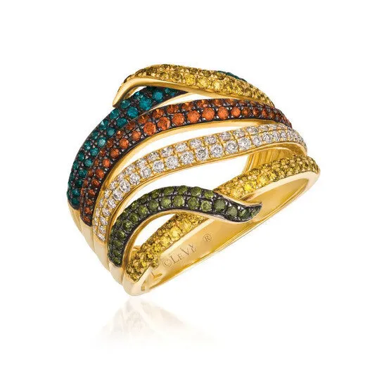 JMS always Original Le Vian Ladies Exotics Fashion Ring in 14k Honey Gold Rings JMS always Original Le Vian Ladies Exotics Fashion Ring in 14k Honey Gold Rings