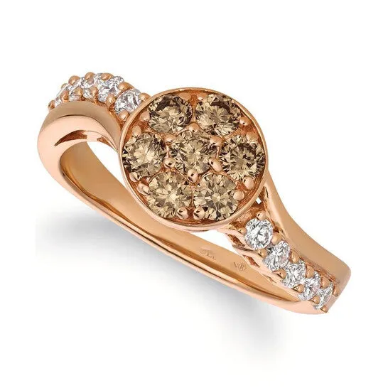 JMS always Original Le Vian Ladies Nude Palette Ring in 14K Strawberry Gold Rings JMS always Original Le Vian Ladies Nude Palette Ring in 14K Strawberry Gold Rings