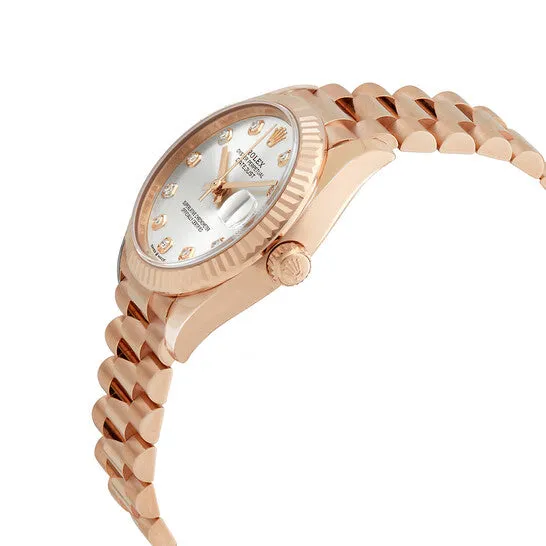 JMS always Original Rolex Datejust 31 Automatic 18kt Everose Gold Diamond Silver Dial Ladies Watch 2782750039 Watches JMS always Original Rolex Datejust 31 Automatic 18kt Everose Gold Diamond Silver Dial Ladies Watch 2782750039 Watches