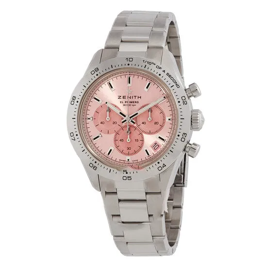 JMS always Original Zenith Chronomaster Sport Chronograph Automatic Pink Dial Watch 033109360018M3100 Watches JMS always Original Zenith Chronomaster Sport Chronograph Automatic Pink Dial Watch 033109360018M3100 Watches