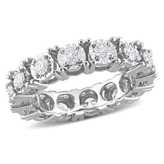 JMS always Rings Original Amour 14k White Gold 1 14 CT TW Diamond Eternity Ring JMS always Rings Original Amour 14k White Gold 1 14 CT TW Diamond Eternity Ring