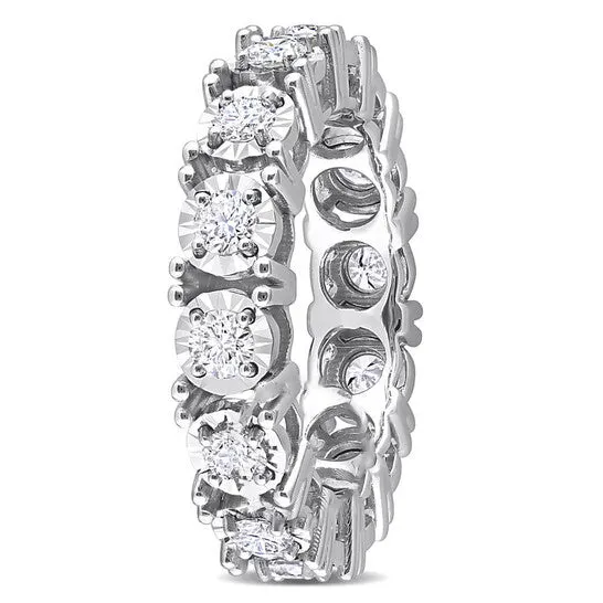 JMS always Rings Original Amour 14k White Gold 1 14 CT TW Diamond Eternity Ring JMS always Rings Original Amour 14k White Gold 1 14 CT TW Diamond Eternity Ring
