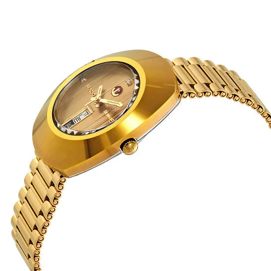 JMS always Rings Original Rado Original Mens Yellow Goldtone L Watch R12413773 JMS always Rings Original Rado Original Mens Yellow Goldtone L Watch R12413773