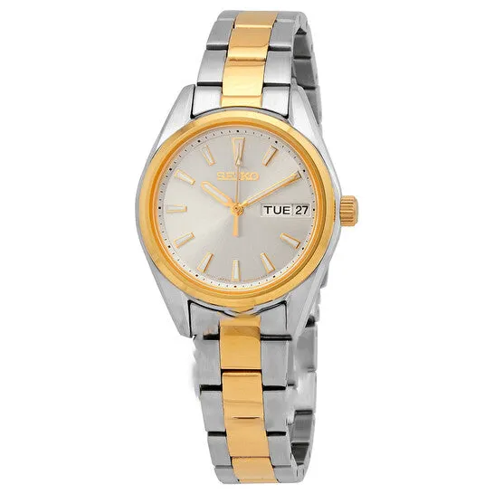 JMS always Rings Original Seiko Neo Classic Quartz Gold Dial Twotone Ladies Watch SUR354P1 JMS always Rings Original Seiko Neo Classic Quartz Gold Dial Twotone Ladies Watch SUR354P1