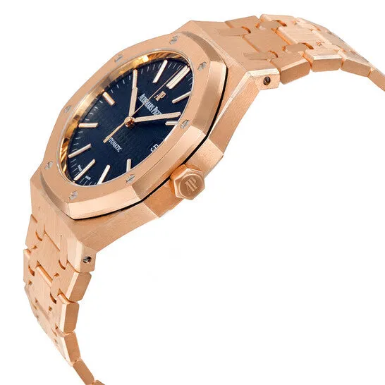 JMS always Watches Original Audemars Piguet Royal Oak Automatic Blue Dial 18kt Pink Gold Mens Watch 15400OROO1220OR03 JMS always Watches Original Audemars Piguet Royal Oak Automatic Blue Dial 18kt Pink Gold Mens Watch 15400OROO1220OR03