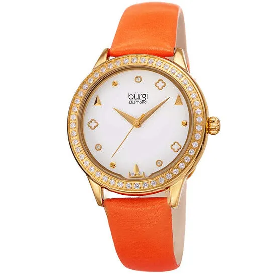 JMS always Watches Original Burgi Diamond White Dial Ladies Watch BUR221OR JMS always Watches Original Burgi Diamond White Dial Ladies Watch BUR221OR