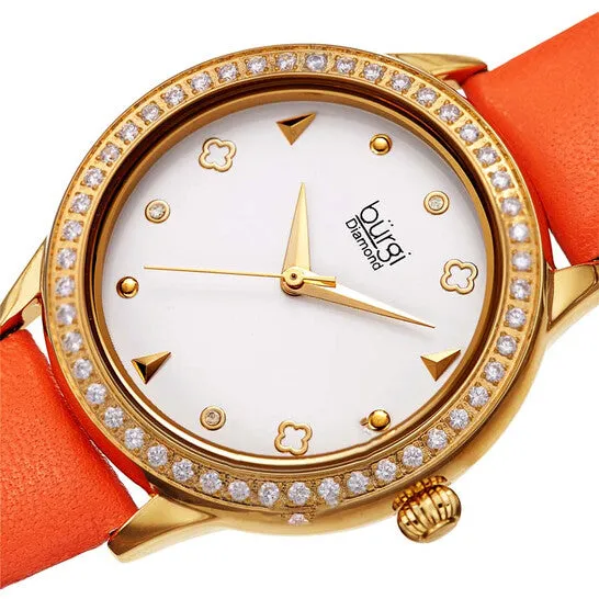 JMS always Watches Original Burgi Diamond White Dial Ladies Watch BUR221OR JMS always Watches Original Burgi Diamond White Dial Ladies Watch BUR221OR