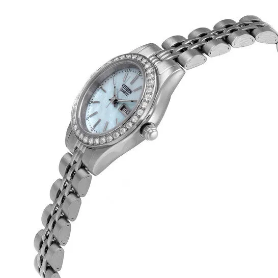 JMS always Watches Original Citizen Quartz Crystal Blue Dial Ladies Watch EQ053051N JMS always Watches Original Citizen Quartz Crystal Blue Dial Ladies Watch EQ053051N