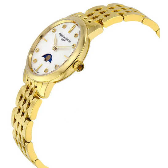 JMS always Watches Original Frederique Constant Slimline Moonphase Mother of Pearl Dial Ladies Watch FC206MPWD1S5B JMS always Watches Original Frederique Constant Slimline Moonphase Mother of Pearl Dial Ladies Watch FC206MPWD1S5B