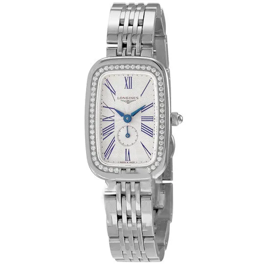 JMS always Watches Original Longines Equestrian Quartz Diamond Silver Dial Ladies Watch L61410716 JMS always Watches Original Longines Equestrian Quartz Diamond Silver Dial Ladies Watch L61410716