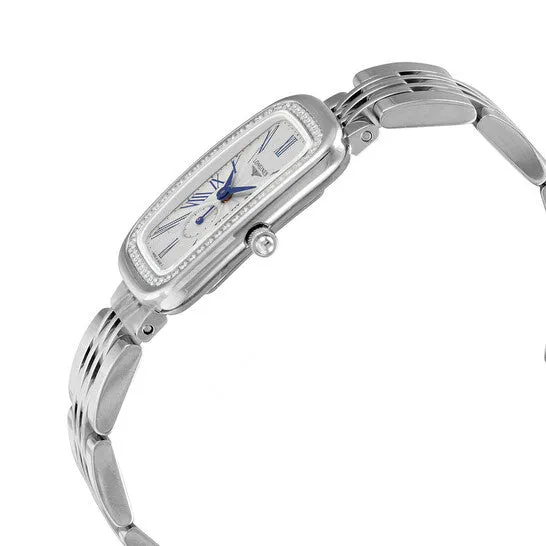JMS always Watches Original Longines Equestrian Quartz Diamond Silver Dial Ladies Watch L61410716 JMS always Watches Original Longines Equestrian Quartz Diamond Silver Dial Ladies Watch L61410716