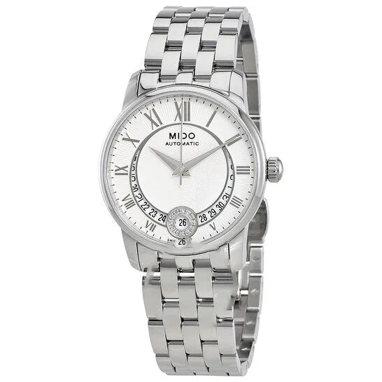 JMS always Watches Original Mido Baroncelli II Automatic Silver Dial Ladies Watch M0072071103800 JMS always Watches Original Mido Baroncelli II Automatic Silver Dial Ladies Watch M0072071103800