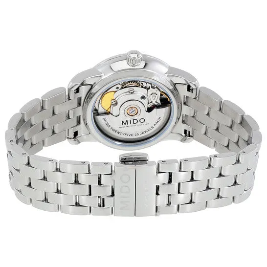 JMS always Watches Original Mido Baroncelli II Automatic Silver Dial Ladies Watch M0072071103800 JMS always Watches Original Mido Baroncelli II Automatic Silver Dial Ladies Watch M0072071103800