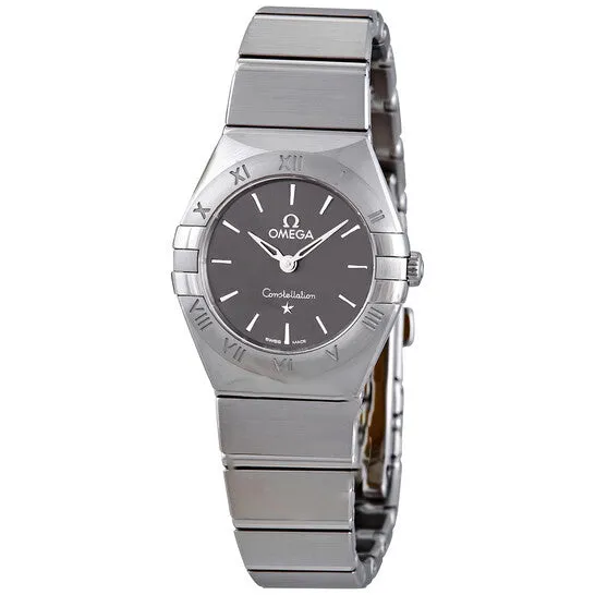 JMS always Watches Original Omega Constellation Quartz Grey Dial Ladies Watch 13110256006001 JMS always Watches Original Omega Constellation Quartz Grey Dial Ladies Watch 13110256006001