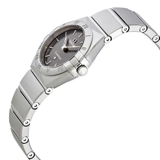 JMS always Watches Original Omega Constellation Quartz Grey Dial Ladies Watch 13110256006001 JMS always Watches Original Omega Constellation Quartz Grey Dial Ladies Watch 13110256006001