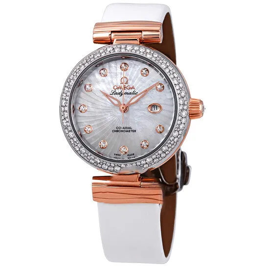 JMS always Watches Original Omega De Ville Ladymatic Mother of Pearl Diamond Dial Ladies Watch 42527342055001 JMS always Watches Original Omega De Ville Ladymatic Mother of Pearl Diamond Dial Ladies Watch 42527342055001