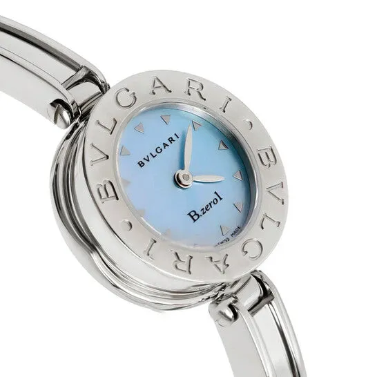 JMS always Watches Original Preowned Bvlgari BZero Quartz Blue Dial Ladies Watch 101035 BZ 22 S JMS always Watches Original Preowned Bvlgari BZero Quartz Blue Dial Ladies Watch 101035 BZ 22 S