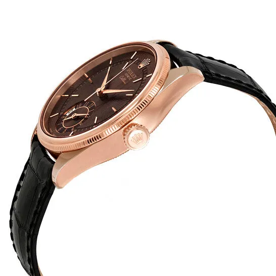 JMS always Watches Original Rolex Cellini Dual Time Automatic Brown Dial Mens Leather Watch 50525BRSBKL JMS always Watches Original Rolex Cellini Dual Time Automatic Brown Dial Mens Leather Watch 50525BRSBKL