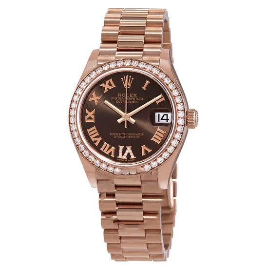 JMS always Watches Original Rolex Datejust 31 Automatic Diamond Brown Dial Ladies Watch 278285CHRP JMS always Watches Original Rolex Datejust 31 Automatic Diamond Brown Dial Ladies Watch 278285CHRP