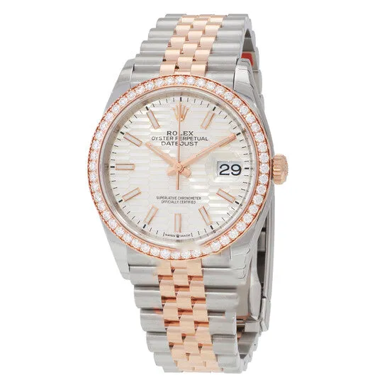 JMS always Watches Original Rolex Datejust 36 Fluted Motif Automatic Chronometer Diamond Watch M126281RBR0021 JMS always Watches Original Rolex Datejust 36 Fluted Motif Automatic Chronometer Diamond Watch M126281RBR0021