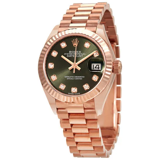JMS always Watches Original Rolex LadyDatejust Automatic Diamond Green Dial Ladies Watch 279175GNDP JMS always Watches Original Rolex LadyDatejust Automatic Diamond Green Dial Ladies Watch 279175GNDP