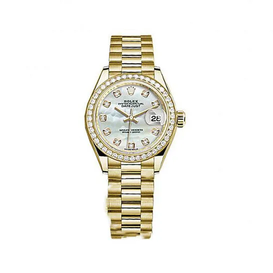 JMS always Watches Original Rolex LadyDatejust Mother Of Pearl Dial Automatic 18 Carat Yellow Gold Watch 279138MDP JMS always Watches Original Rolex LadyDatejust Mother Of Pearl Dial Automatic 18 Carat Yellow Gold Watch 279138MDP