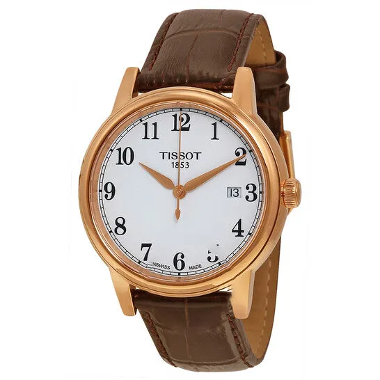 JMS always Watches Original Tissot Carson White Dial Brown Leather Mens Watch T0854103601200 JMS always Watches Original Tissot Carson White Dial Brown Leather Mens Watch T0854103601200